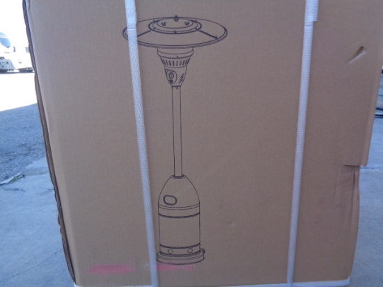 87.5" Bullet Propane Patio Heater New Stainless Steel Finish