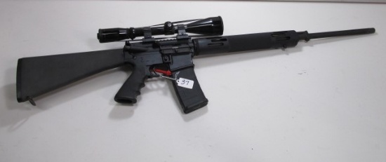 Bush Master BFI Model XM 15E2S  Semi Auto Rifle 223-5.56 SN# L536142  with Bourris 3-1/2" 10x Scope