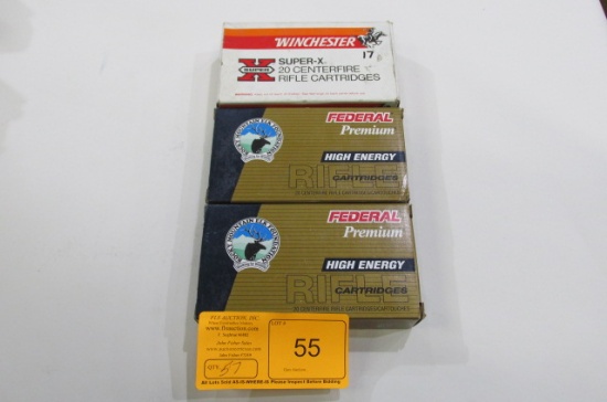 (2) Boxes Federal 270 WIN 140 Grain and One Box Winchester 130 Grain 57 ...