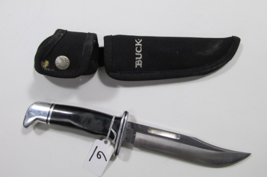 Buck #119 Knife 5-7/8" Blade and Buck Sheath