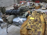 Boots, Sleeping bab and Sleeping pad, Bird Hunting Jacket and vest