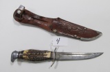 York Cutlery Co. Stag Handle Knife 4-3/4