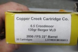 Misc Brands 6.5 Creedmoor 95 and 130 Grain 36 Rounds