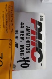 PMC 44 REM Mag 180 Grain 40 Rounds