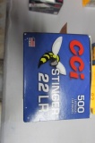 CCI Stinger 22 LR 500 Rounds