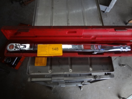 1/2" Drive Snap-on Model TQFR-250 Torque Wrench