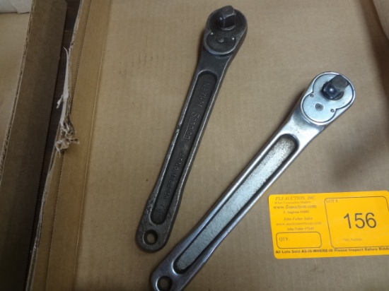 (2) Vintage Snap-on 1/2" Drive Ratchets
