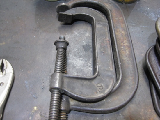 2 large C Clamps