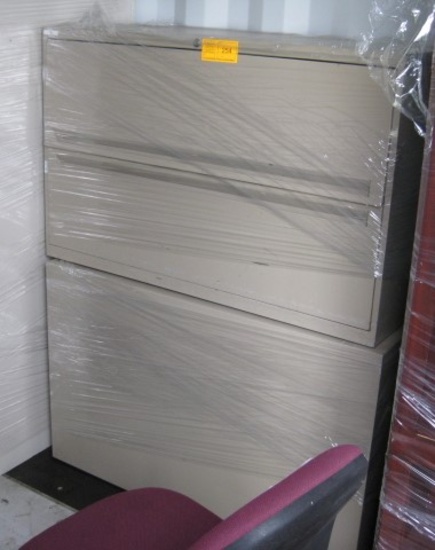 2-Drawer Metal Lateral File Cabinets  2x$