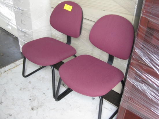 Maroon Guest Chairs