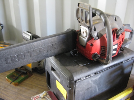 Crafstman 18" Gas Chain Saw and case