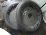 Chain, Gas Cans, Chairs and Large Wheels and Tires