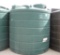 1750 Gallon Dark Green Above Ground Flat Bottom Tank Model TLV01750DG