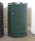 1100 Dark Green Above Ground Flat Bottom Tank Model TLV01100DG