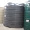 5050 Gallon Black Above Ground Flat Bottom Tank Model TLV05050BK