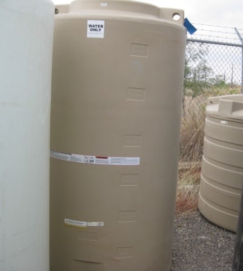 340 Gallon Beige Above Ground Flat Bottom Tank Model TLV00340BG