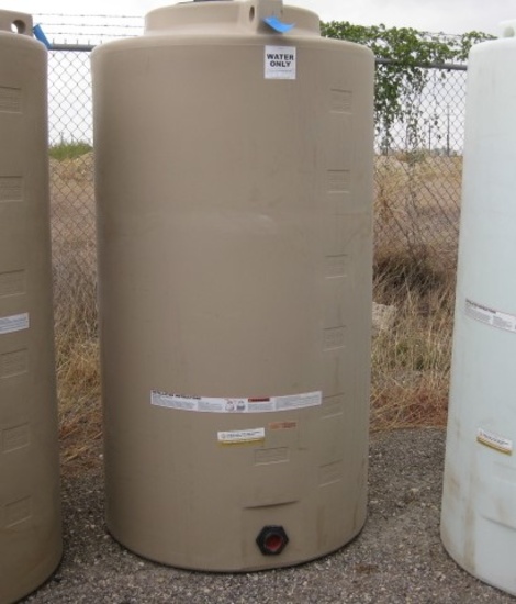340 Gallon Beige Above Ground Flat Bottom Tank Model TLV00340BG