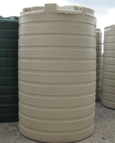 1100 Gallon Beige Above Ground Flat Bottom Tank Model TLV01100BG