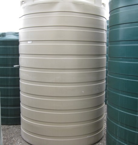 1100 Gallon Beige Above Ground Flat Bottom Tank Model TLV01100BG