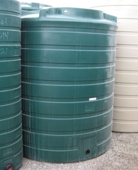 870 Gallon Dark Green Above Ground Flat Bottom Tank Model TLV00870DG