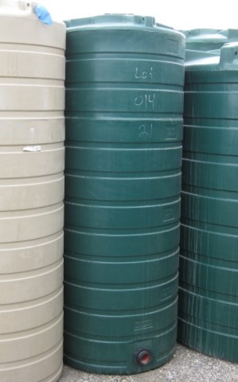 200 Gallon Dark Green Above Ground Flat Bottom Tank Model TLV00200DG