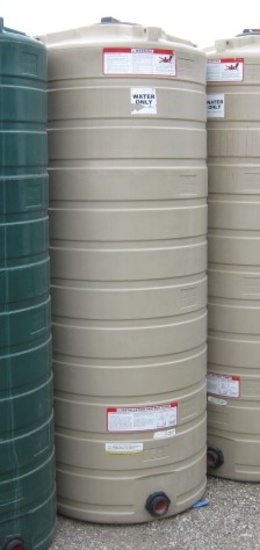 200 Gallom Beige Above Ground Flat Bottom Tank Model TLV00200BG