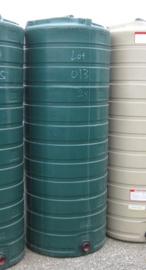 200 Gallon Dark Green Above Ground Flat Bottom Tank Model TLV00200DG