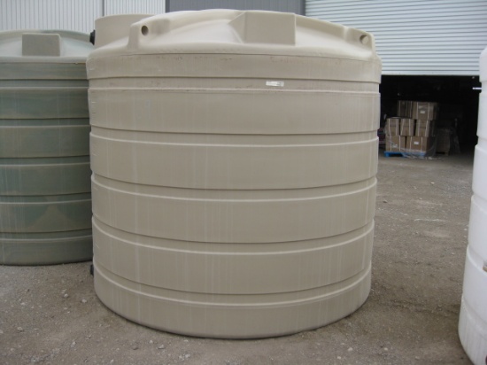 1550 Gallon Beige Above Ground Flat Bottom Tank Model TLV01550BG