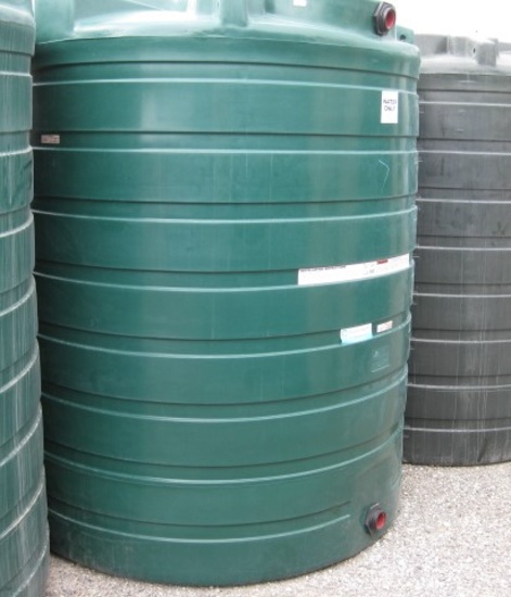 870 Gallon Dark Gree Above Ground Flat Bottom Tank Model TLV00870DG