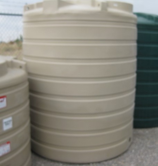 870 Gallon Beige Above Ground Flat Bottom Tank Model TLV00870BG