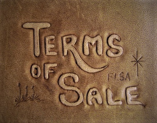 Please read terms and conditions. To view the Terms Click on the tab above Terms of Sale