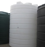 3000 Gallon White Above Ground Flat Bottom Tank Model THV03000WH