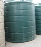 2500 Gallon Dark Green Above Ground Flat Bottom Tank Model TLV02500DG