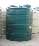 2500 Gallon Dark Green Above Ground Flat Bottom Tank Model TLV02500DG