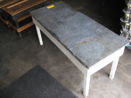 Galvanized Top Coffee Table