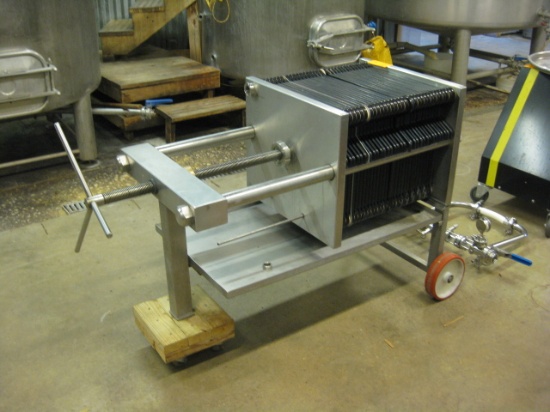 Ertelalsop Stainess Steel Model BW-39 Plate Filter SN 1024-BW