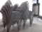 Black Stacking Chairs Guest Chairs Mesh Backl 12X$