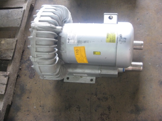 GAST Model R6350A-2 Blower Baldor Moter 4.8hp 3ph RPM 2850