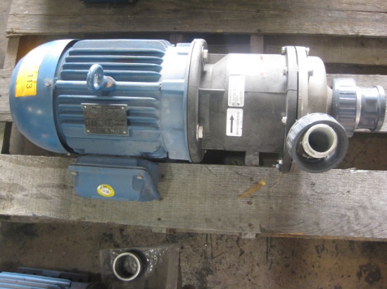 Electric Motor 5hp 3ph RPM 3500 1-1/2" pump