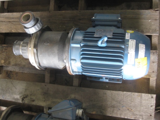 Electric Motor 5hp 3ph RPM 3500 1-1/2" pump