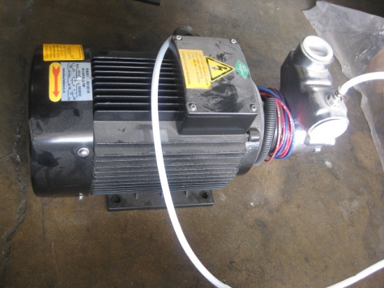 Electric Induction Motor with Stainless Steel Self Suction Gas-Liquid Mixng Pump