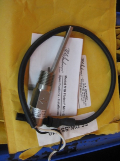 Misc. WE Anderson Model V10 Floteck Mini-Size Flow Switch