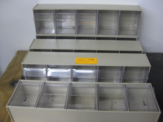 (5) Plastic Parts Bins