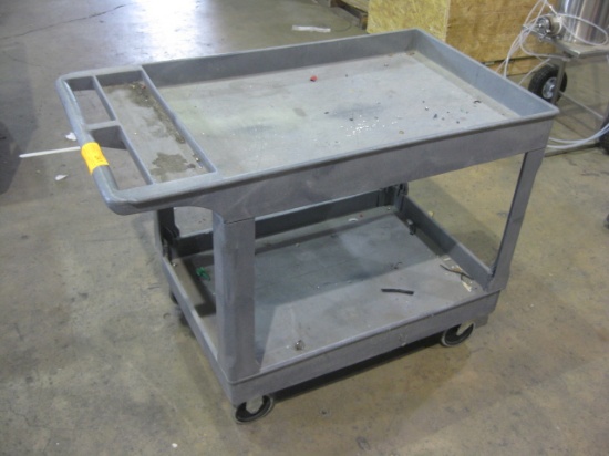 Gray Plastic Inventory Cart