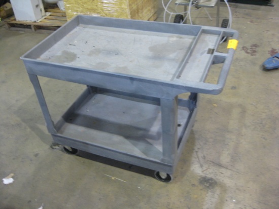 Gray Plastic Inventory Cart