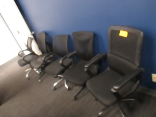 Black Mesh Back Task Chairs 5X$
