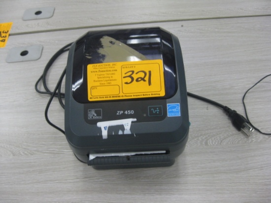 Zebra Model ZP450 Label Printer