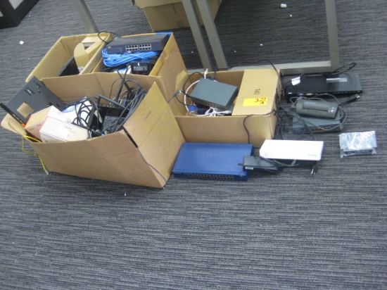 Misc Network Switches and Computer Cords