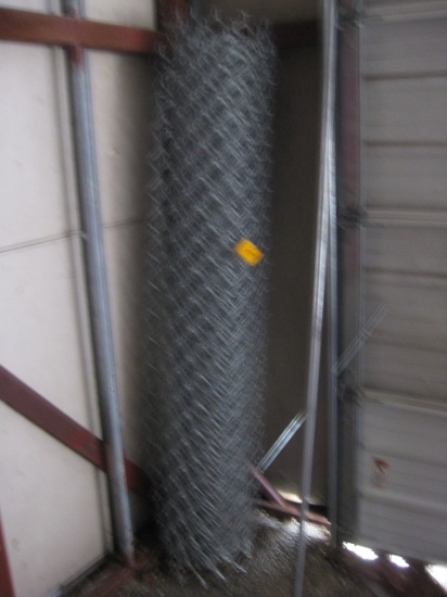 Small Roll of Chain Link Fence