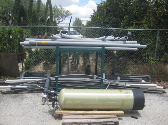PVC Pipe and Green Frame